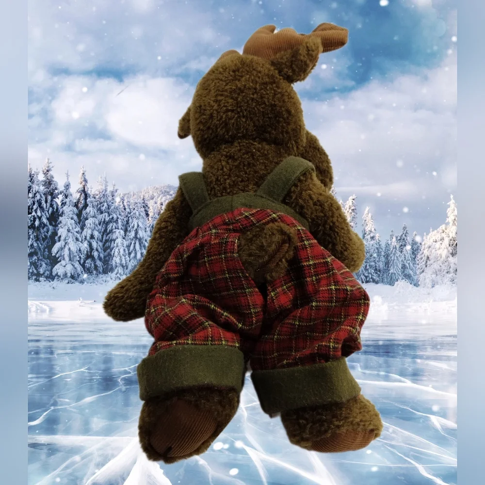 Rustic Plush Moose